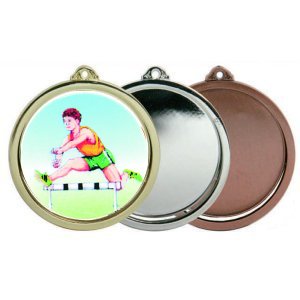 164-1 60mm Atletics Medal with 50mm Insert